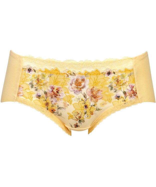 Wing ショーツ KB2721とペア 【後ろ姿きれいブラ】 はきこみ丈あさめ KF2421 ウイング／ワコール イエロー