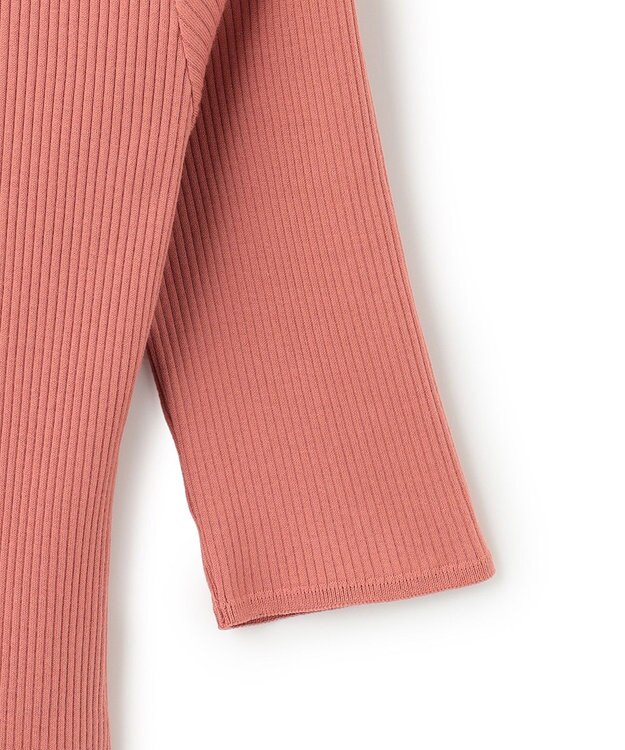 ICB 【洗える】４×２リブ プルオーバー サーモン系