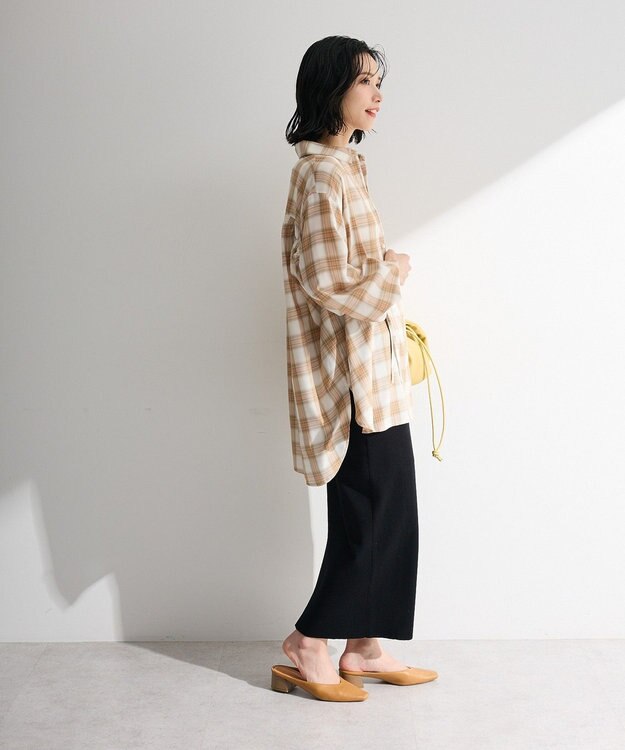 Green Parks 【しゃれシャツ】イージーケアシャーリングシャツ Beige