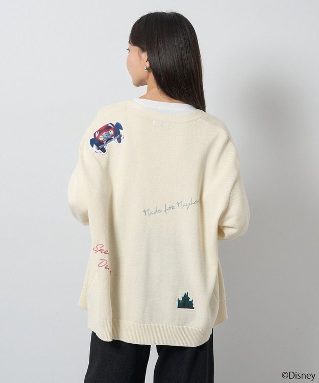 earth music&ecology Ｖｉｌｌａｉｎｓ　クルエラ／ニットカーディガン Ivory