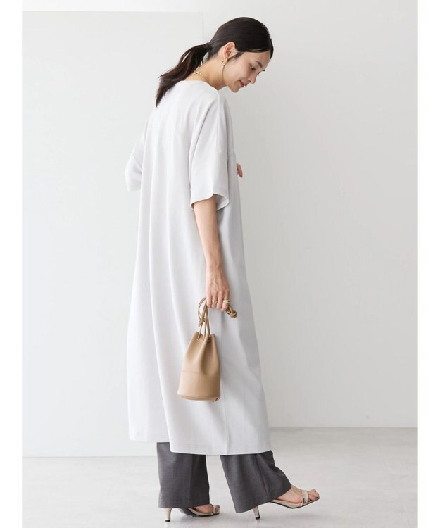 AMERICAN HOLIC 接触冷感カットジョーゼットボックスワンピース Light Gray