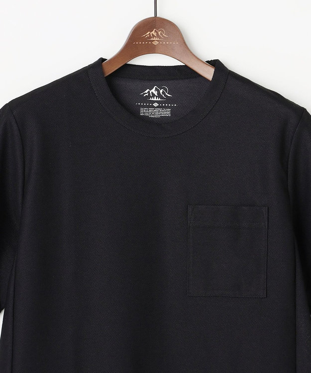 JOSEPH ABBOUD MOUNTAIN 【オーガニックコットン/MADE IN JAPAN】アウトドア Tシャツ ネイビー系