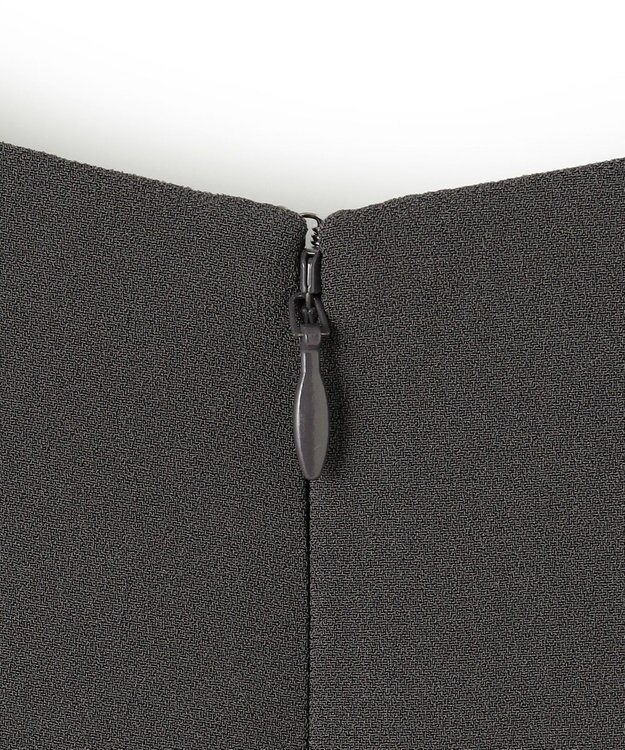 BEIGE， CINDY / サイドタックドレス C.Gray×White