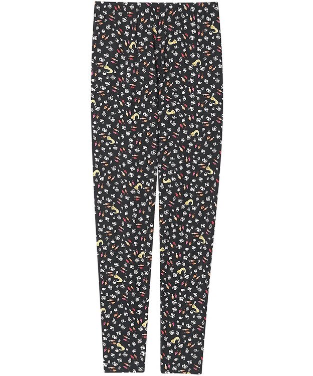 tsumori chisato SLEEP ツモリチサト ボトムス ベア天竺素材(本体) 長ズボン ルームウェア レディース UOX553/ワコール ブラック