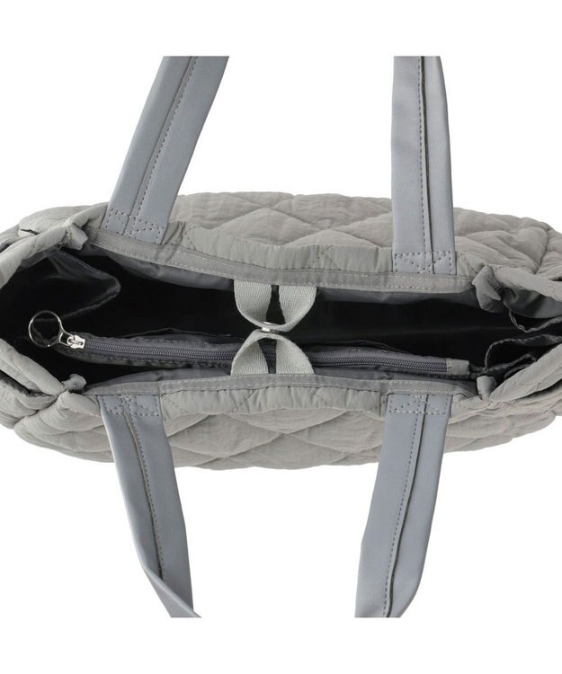 ROOTOTE 1332【仕切り+自立+撥水】LT.デリ.パルーティ.キルト-C 03：グレー