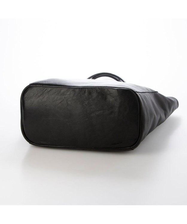 UNBILLION ペルケ perche / ガーメントレザー・サスティナブルサークルトート ブラック