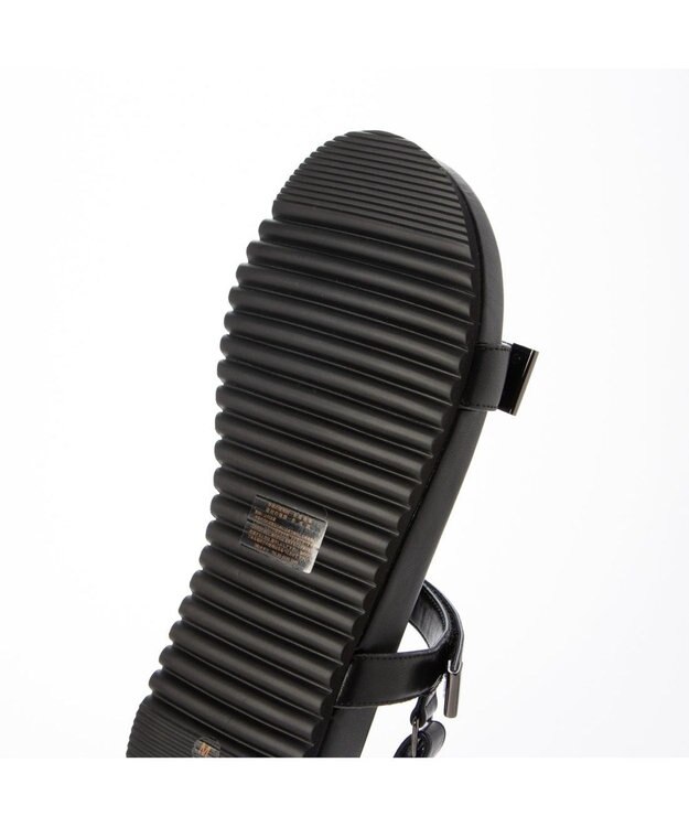 ing <ing>ラインストーンフットベットサンダル ブラック