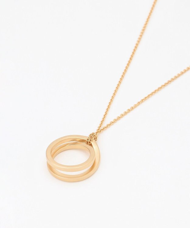 自由区 【カタログ掲載】インフィニティスカーフリング ネックレス マットゴールド