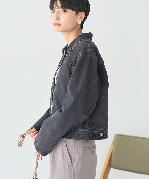 AMERICAN HOLIC WZIPデニムジャケット Black