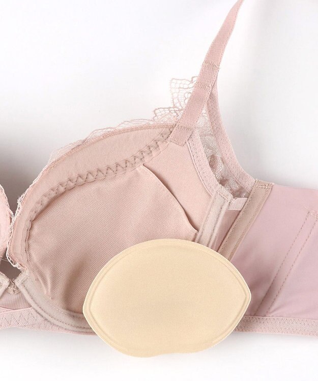 WACOAL 【ハグするブラ】 ブラジャー 体温を感知してカラダになじむ 谷間メイク 脇高設計 レディース BXB418 /ワコール ピーチ