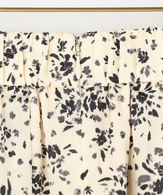 組曲 モザイクフラワープリント スカート アイボリー系5