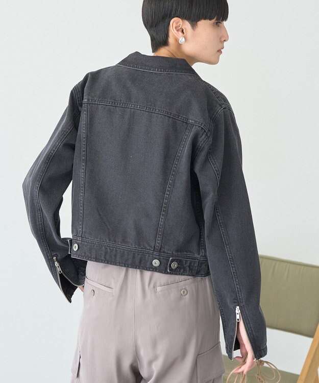 AMERICAN HOLIC WZIPデニムジャケット Black