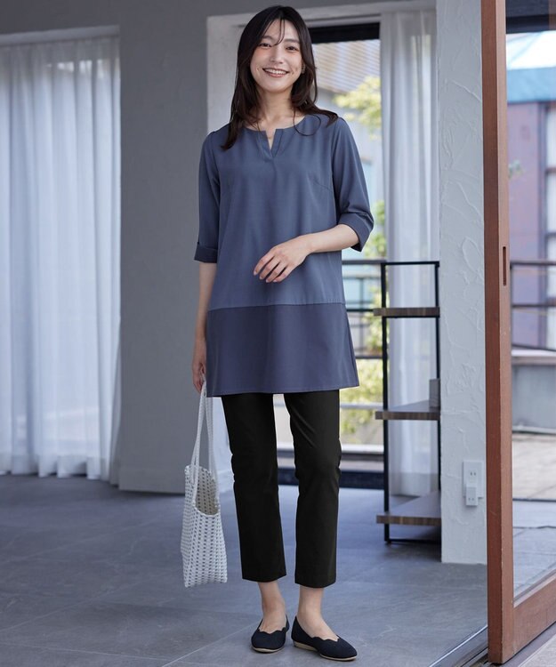 Tiaclasse 【新色追加・シーズンレス・日本製】エアシルキーパンツ ブラック