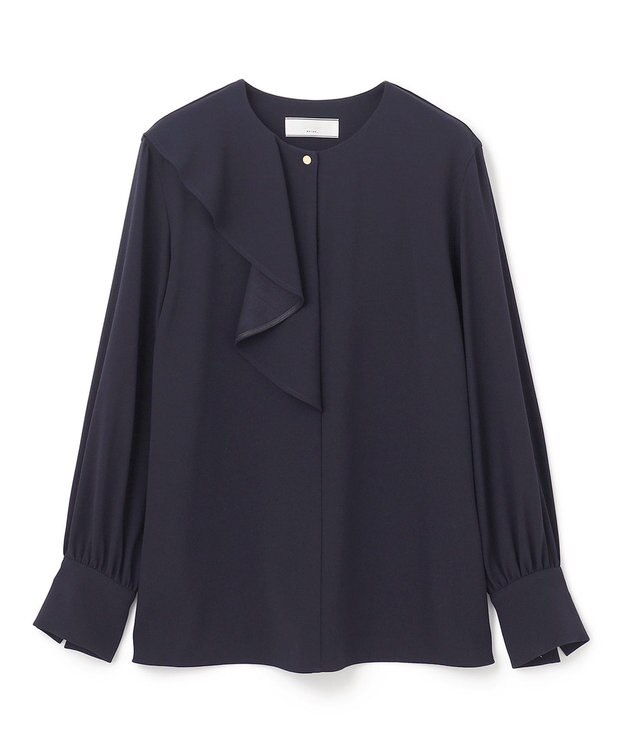 BEIGE， CINDY / アシンメトリーブラウス Navy