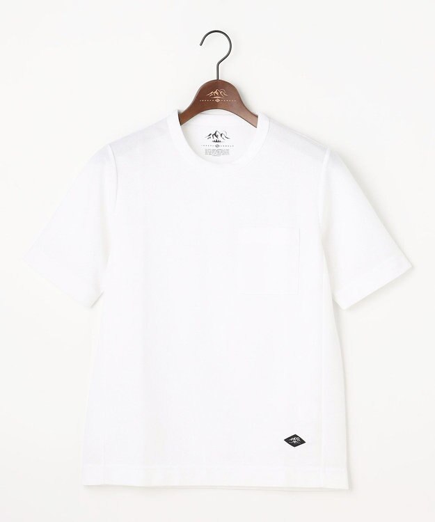 JOSEPH ABBOUD MOUNTAIN 【オーガニックコットン/MADE IN JAPAN】アウトドア Tシャツ ホワイト系