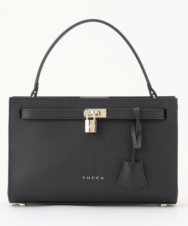 TOCCA LIAISON LEATHER MINIBAG ミニバッグ ブラック系