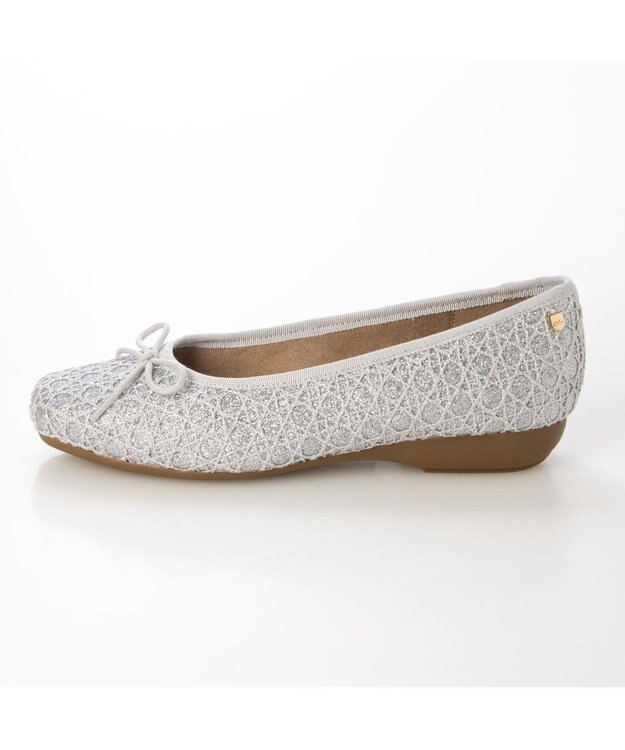ing <ing>リラックスバレエシューズ シルバービー