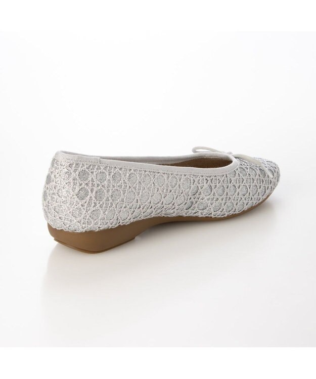 ing <ing>リラックスバレエシューズ シルバービー