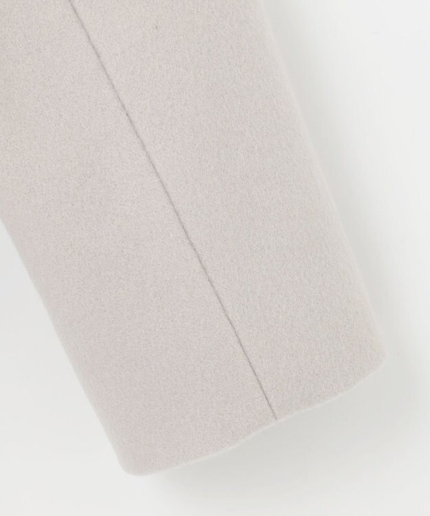 J.PRESS LADIES ショートビーバー スタンドカラー コート ベージュ系