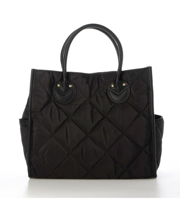 UNBILLION 【テレビ ドラマ着用アイテム】カシュカシュ cachecache / キルティングスクエアトートバッグM ブラック