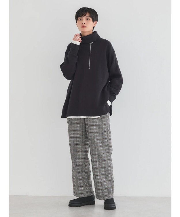 AMERICAN HOLIC バイパチタートルネックニットプルオーバー Black