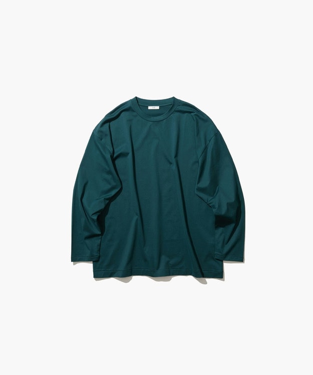 ATON SUVIN60/2 | オーバーサイズ L/S Tシャツ - UNISEX GREEN