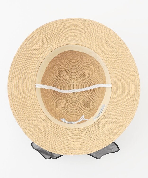 ANY KIDS リボン ブレード ハット モカ×ブラック