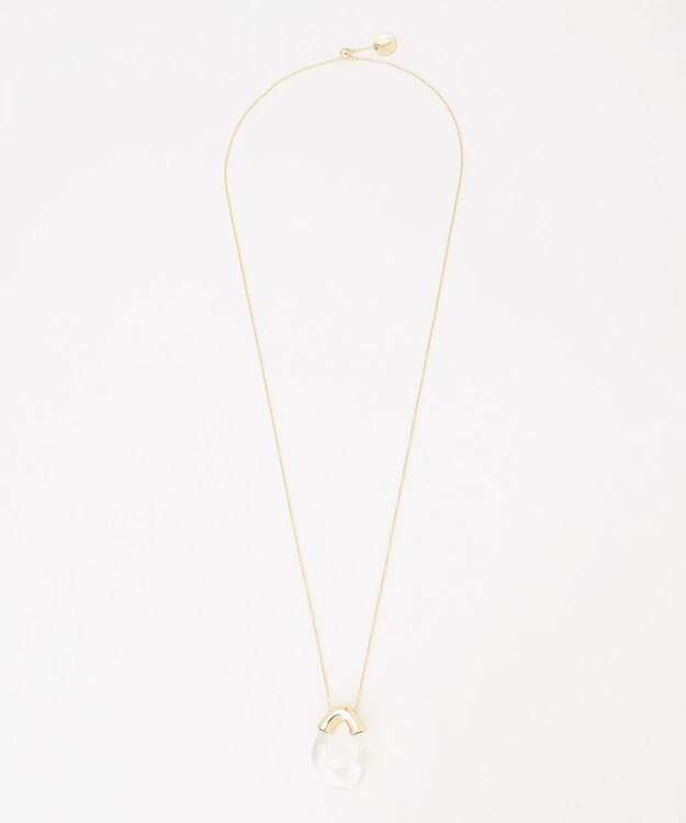 ANY SIS ドロップメタルアジャスター ネックレス ライトゴールド