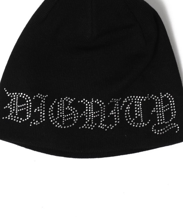 WEGO ラインストーンシングルニットワッチ ブラック