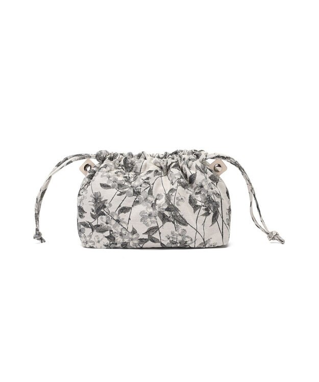 style code 【MERCURYDUO/マーキュリーデュオ】軽量メッシュ　花柄巾着付ミニトートバッグ ブルー