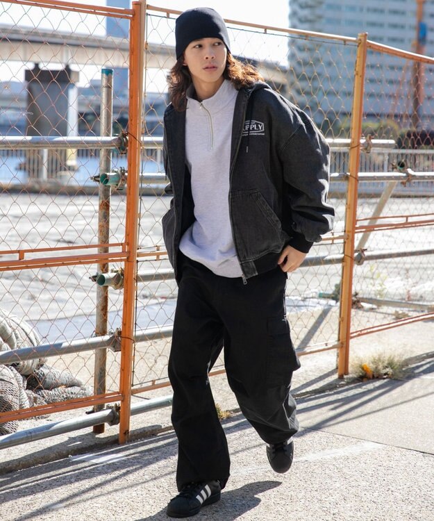 WEGO フードブルゾン ブラックその他