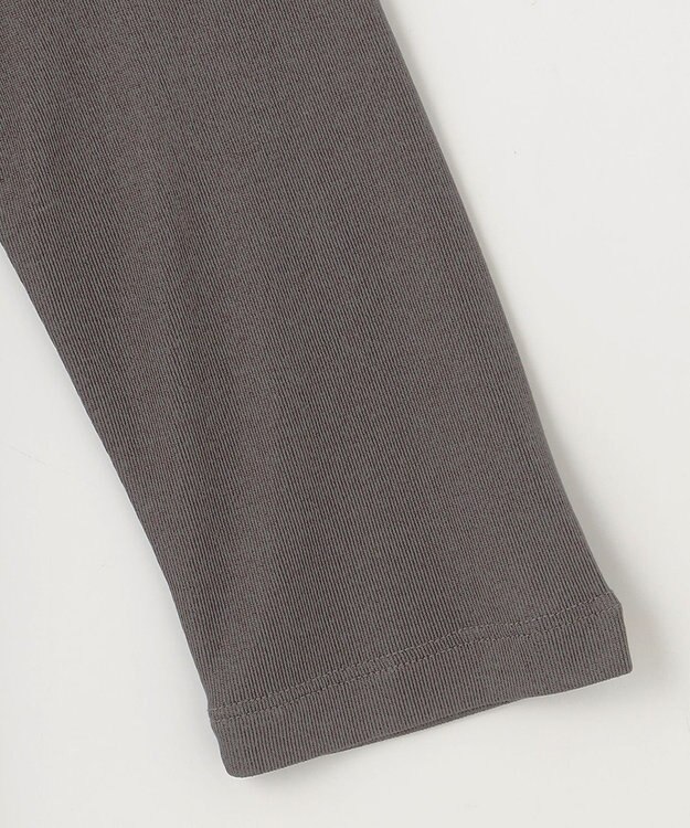 ANY SIS 【洗える】サラサラ着流し カーディガン チャコール