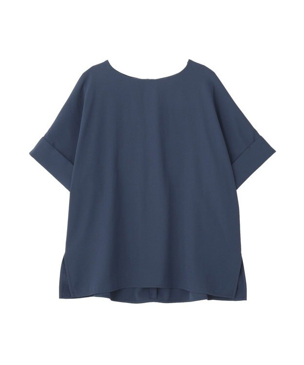 AMERICAN HOLIC 【予約】【WEB限定】イージーケア+接触冷感バックタック半袖プルオーバー Navy