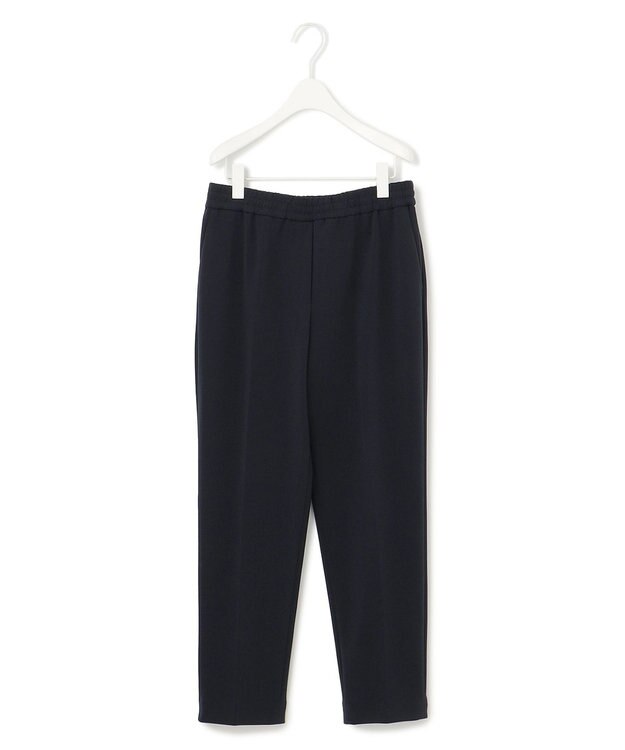 ICB L 【洗える】ミリオーネダンボールニット スティックパンツ ネイビー系