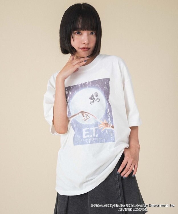 WEGO 【新柄追加/E.T/ユニセックス着用ITEM/SMLサイズ展開】E．T．グラフィックT（S） 柄1