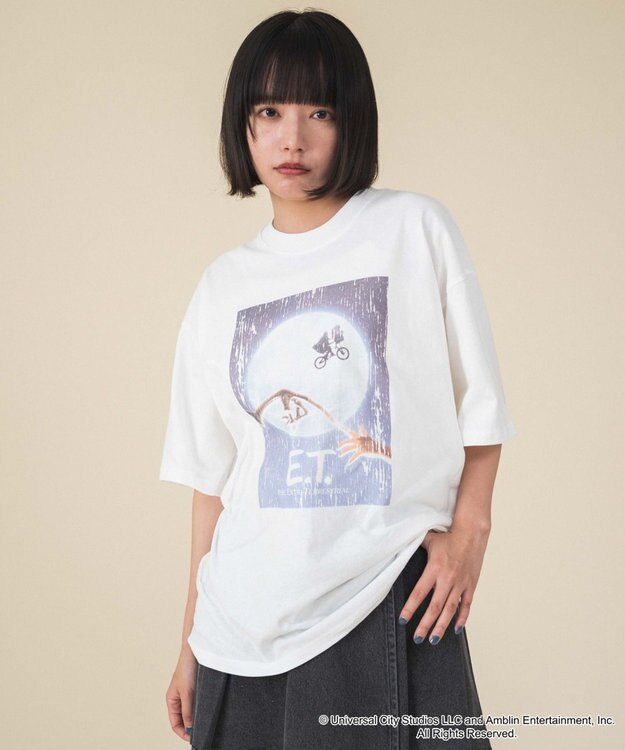 WEGO 【新柄追加/E.T/ユニセックス着用ITEM/SMLサイズ展開】E．T．グラフィックT（S） 柄1