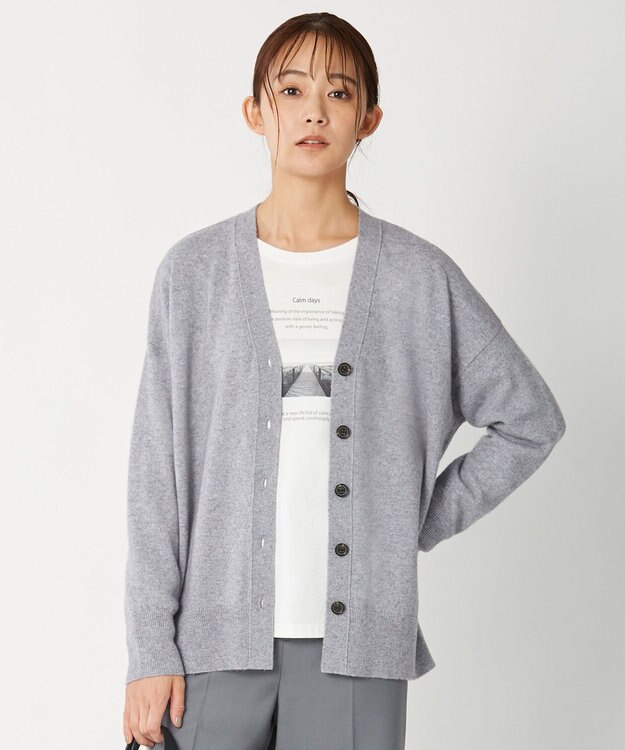 【洗える】CASHMERE BLEND Vネック カーディガン / J.PRESS LADIES L | ファッション通販  【公式通販】オンワード・クローゼット