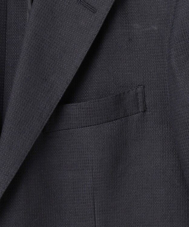 J.PRESS MEN 【WEB・一部店舗限定】リネンコットンワッフル ジャケット ネイビー系