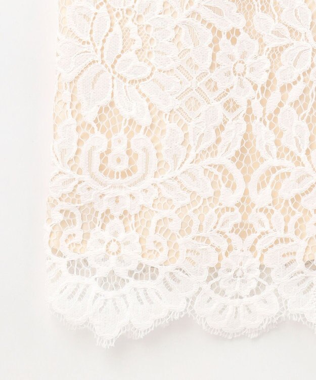 GRACE CONTINENTAL レースタイトドレス キナリ