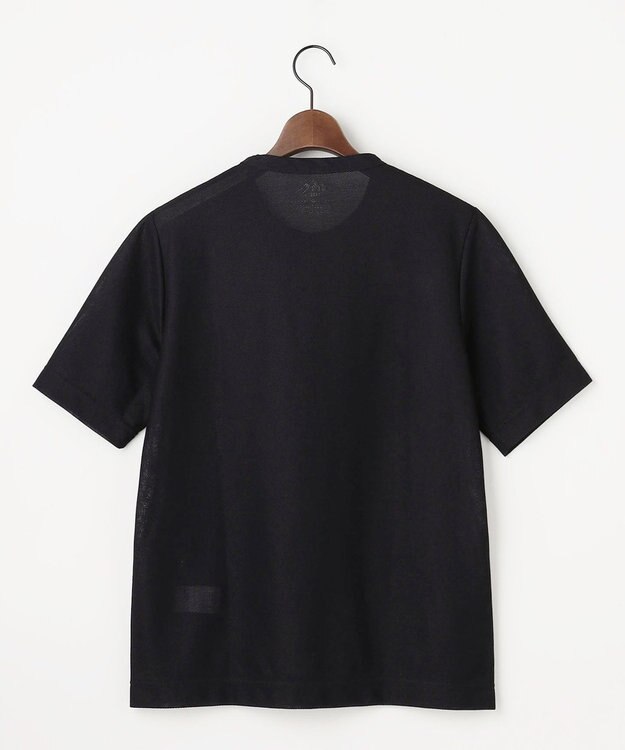 JOSEPH ABBOUD MOUNTAIN 【オーガニックコットン/MADE IN JAPAN】アウトドア Tシャツ ネイビー系