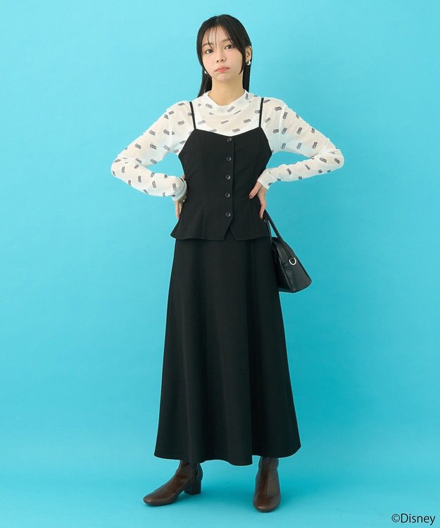 earth music&ecology ふしぎの国のアリス／プリントシアーインナー White