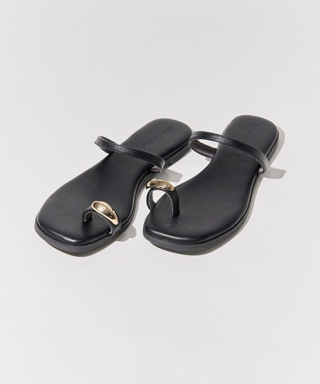 AMERICAN HOLIC リングトングサンダル Black