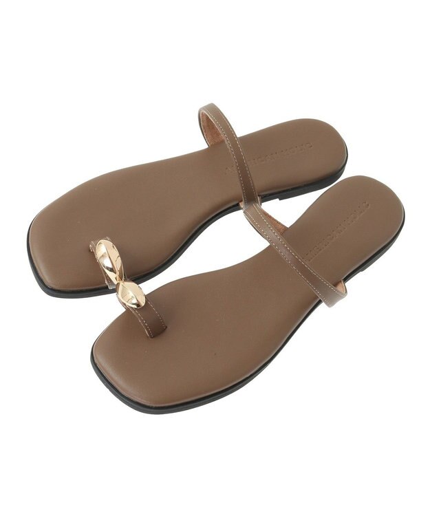 AMERICAN HOLIC リングトングサンダル Mocha