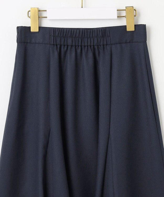 ANY SIS 【速乾・接触冷感】スムージーポリエステル フレアスカート ネイビー