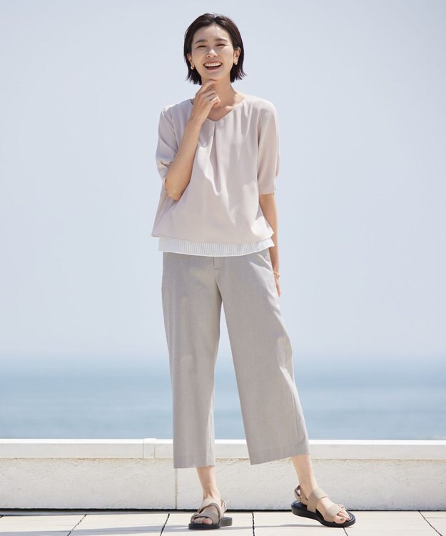 J.PRESS LADIES ベルト サンダル ベージュ系