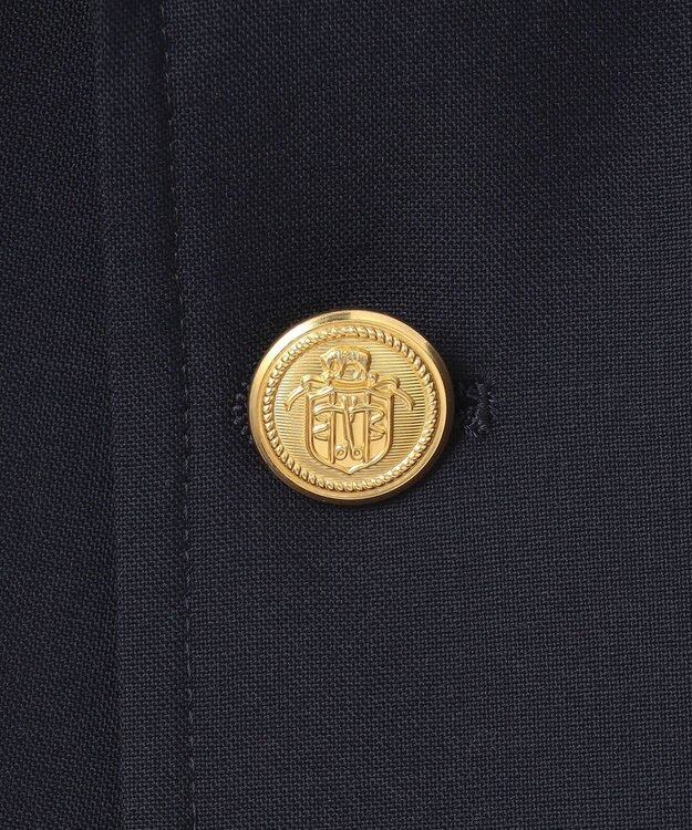 J.PRESS MEN 【定番 / 不朽の名作】ペピンメリノトロピカル 紺ブレザー / 金釦 / 背抜き / Authentic-Fit ネイビー系