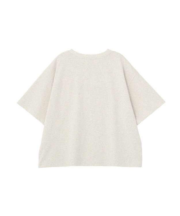 Green Parks さがら刺繍Ｔシャツ Oatmeal