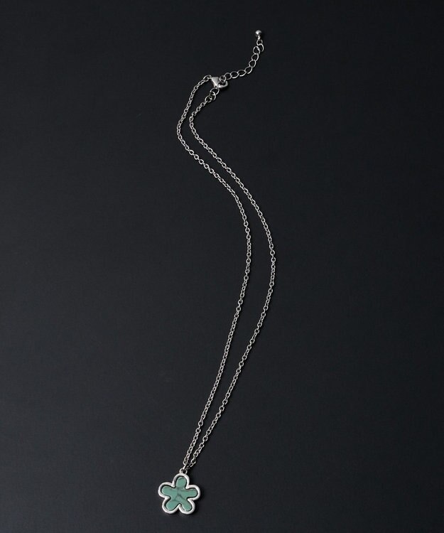 WEGO M変型ストーンネックレス グリーン