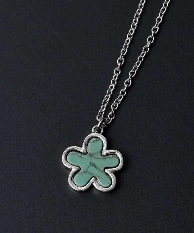 WEGO M変型ストーンネックレス グリーン