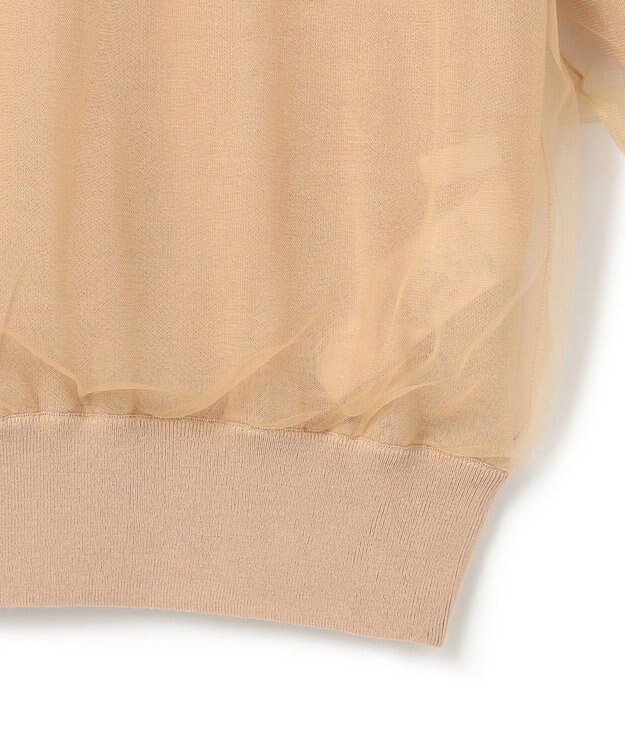 23区 【GOLD LABEL】チュールニット キャメル系